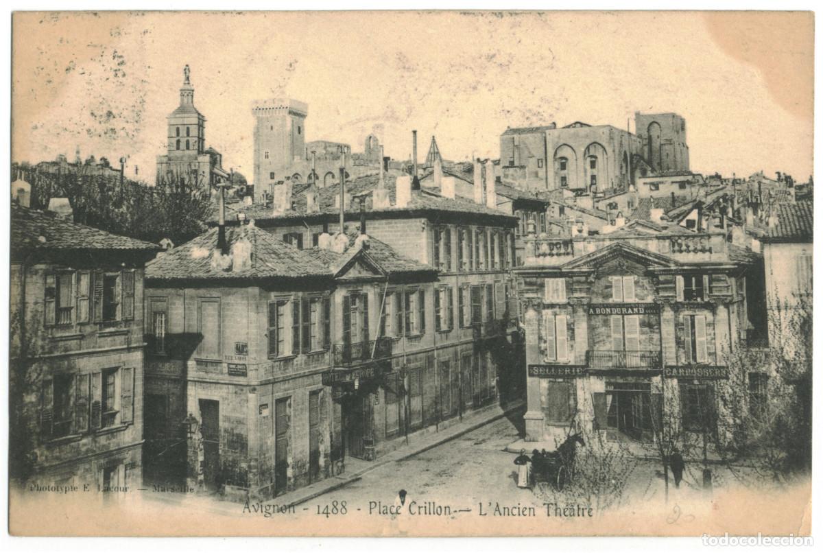 Postales: AVIGNON_Ancien Th&eacute;&acirc;tre_E. Lacour 1488 / Teatros Francia
