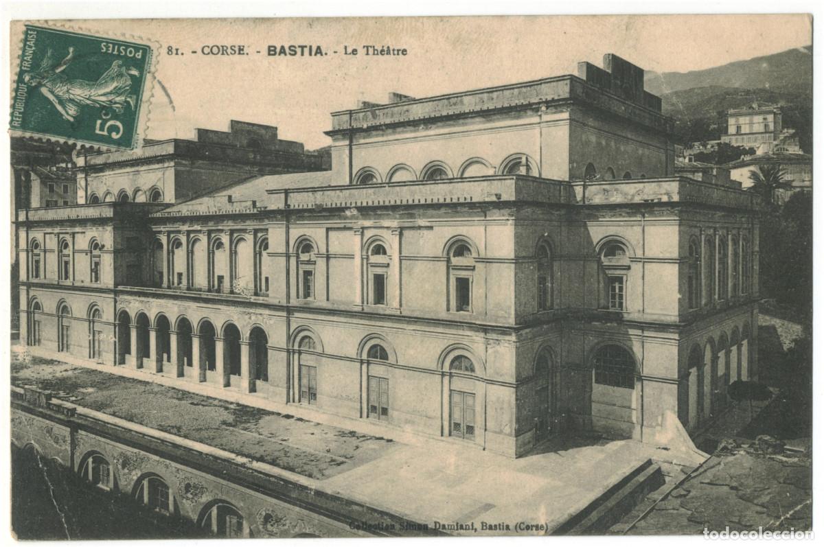 Postales: BASTIA_Th&eacute;&acirc;tre_Simon Damiani 81 / Teatros Francia
