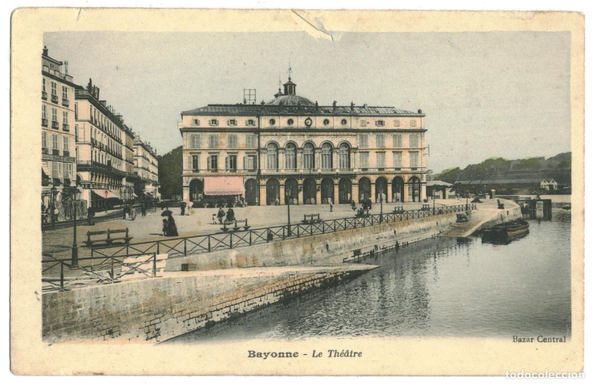 Postales: BAYONNE_Th&eacute;&acirc;tre_Bazar Central / Teatros Francia