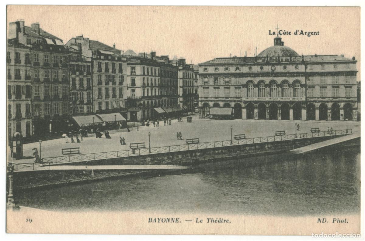Postales: BAYONNE_Th&eacute;&acirc;tre_ND 29 / Teatros Francia