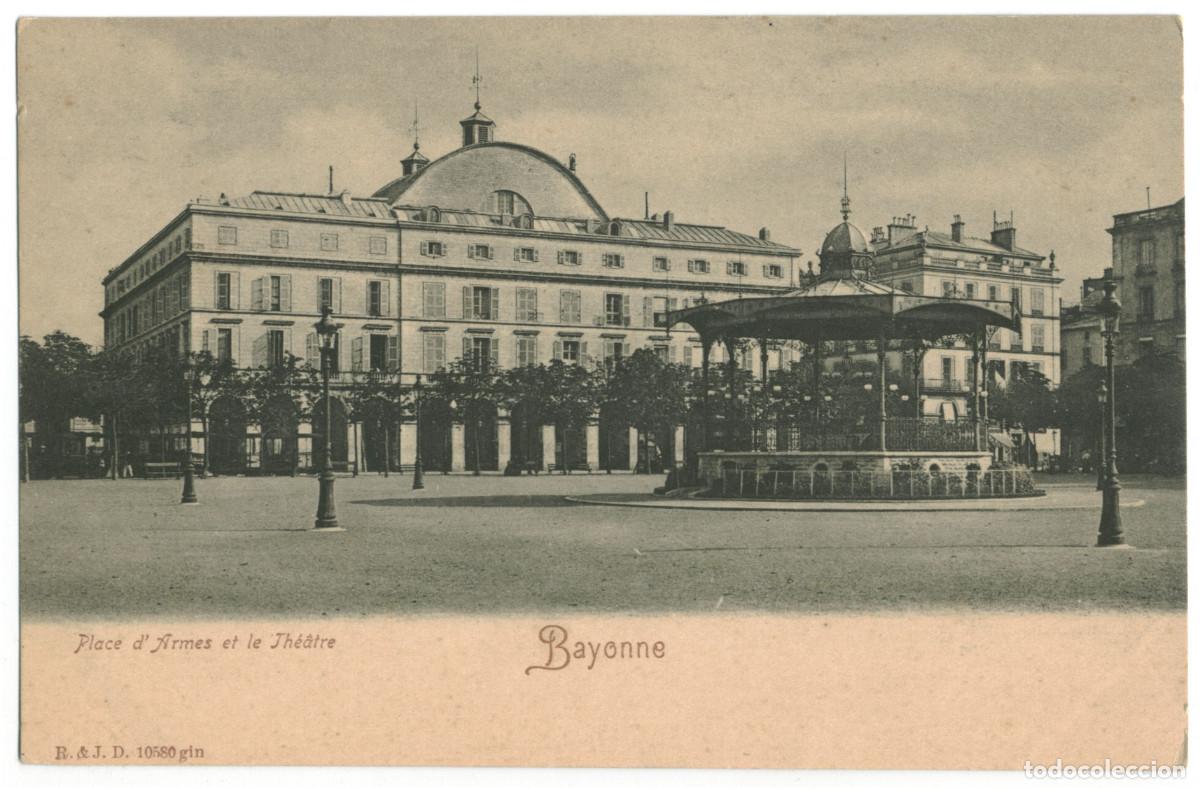 Postales: BAYONNE_Th&eacute;&acirc;tre_R. & J / Teatros Francia