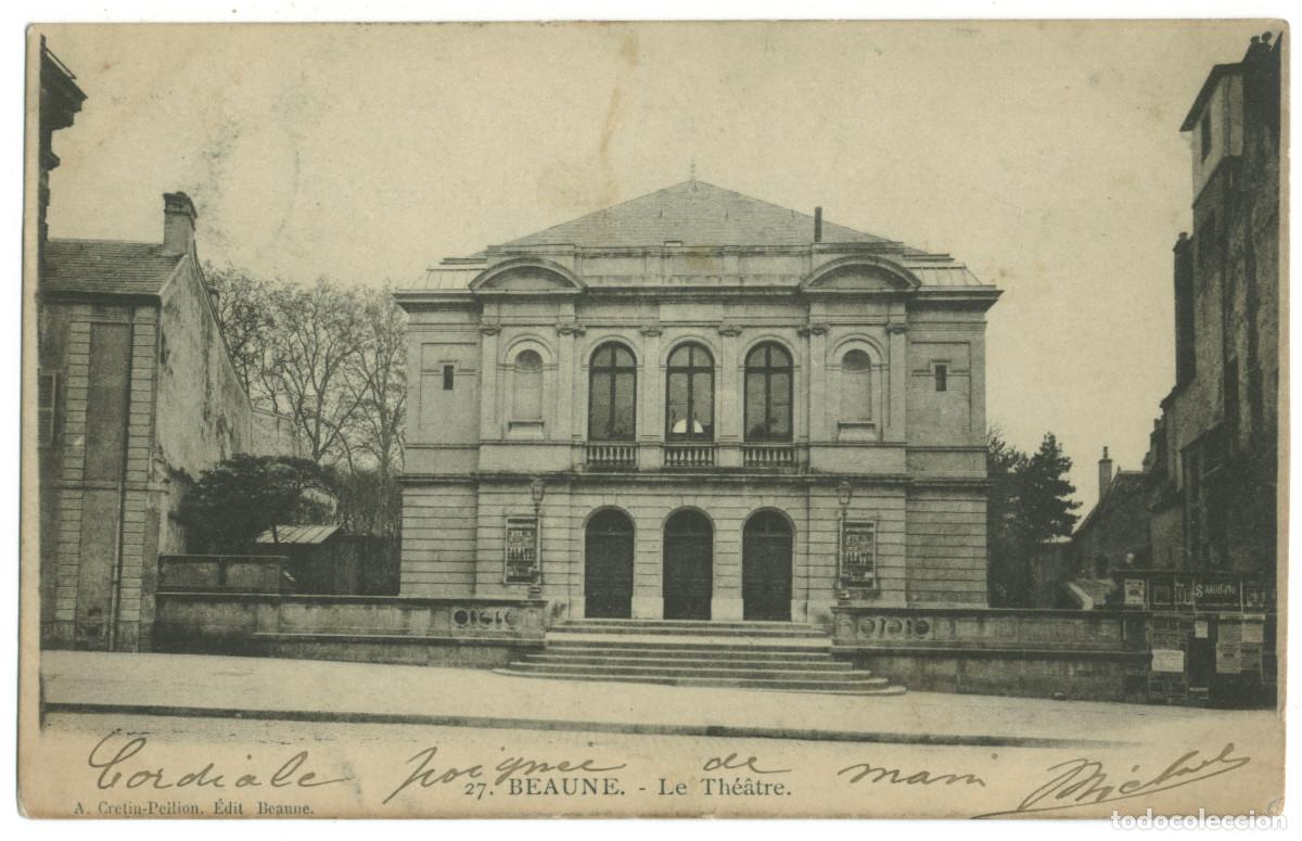 Postales: BEAUNE_Th&eacute;&acirc;tre_A. Cretin_Pellion 27 / Teatros Francia