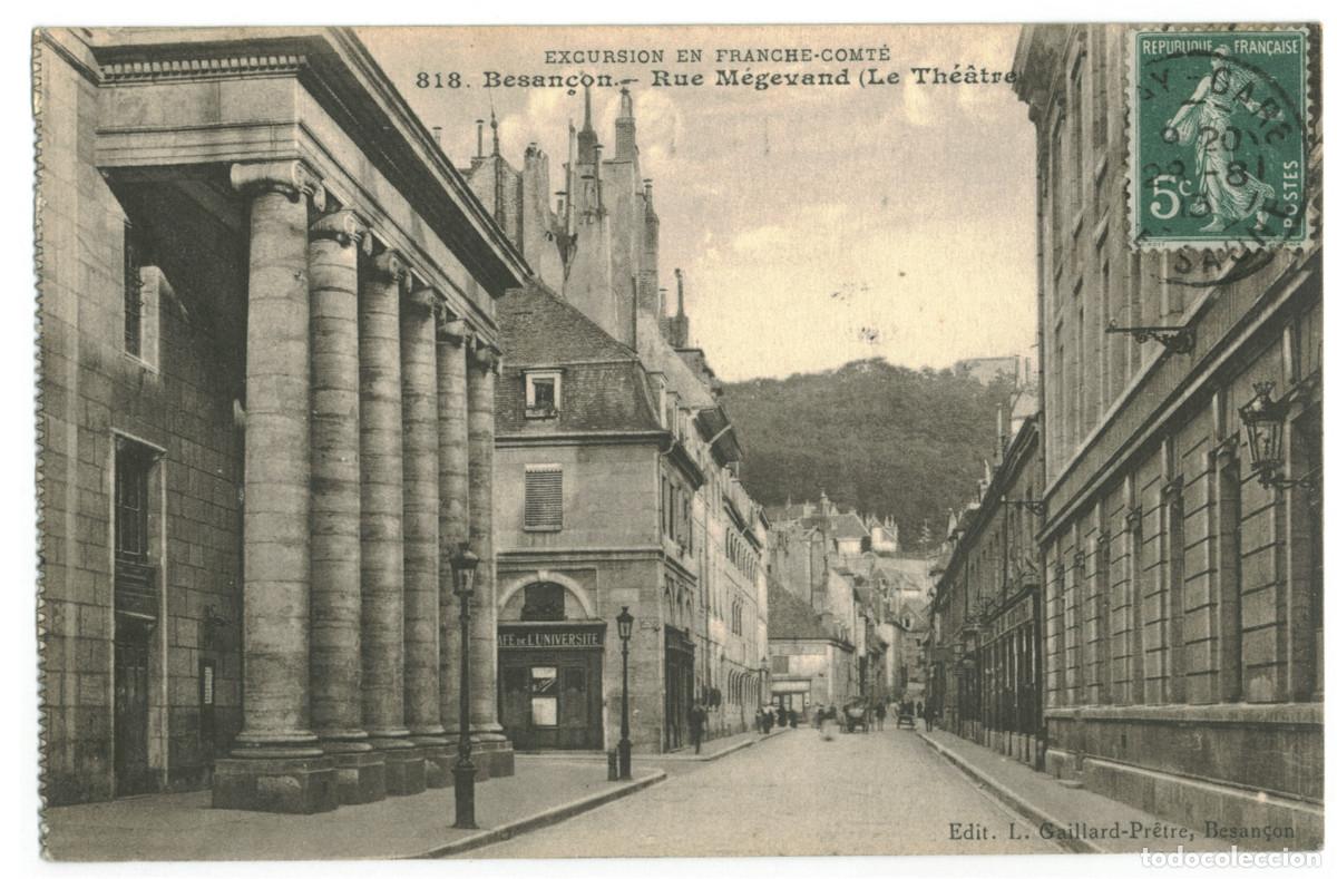 Postales: BESAN&Ccedil;ON_Th&eacute;&acirc;tre Municipal_L. Gaillard 818e / Teatros Francia