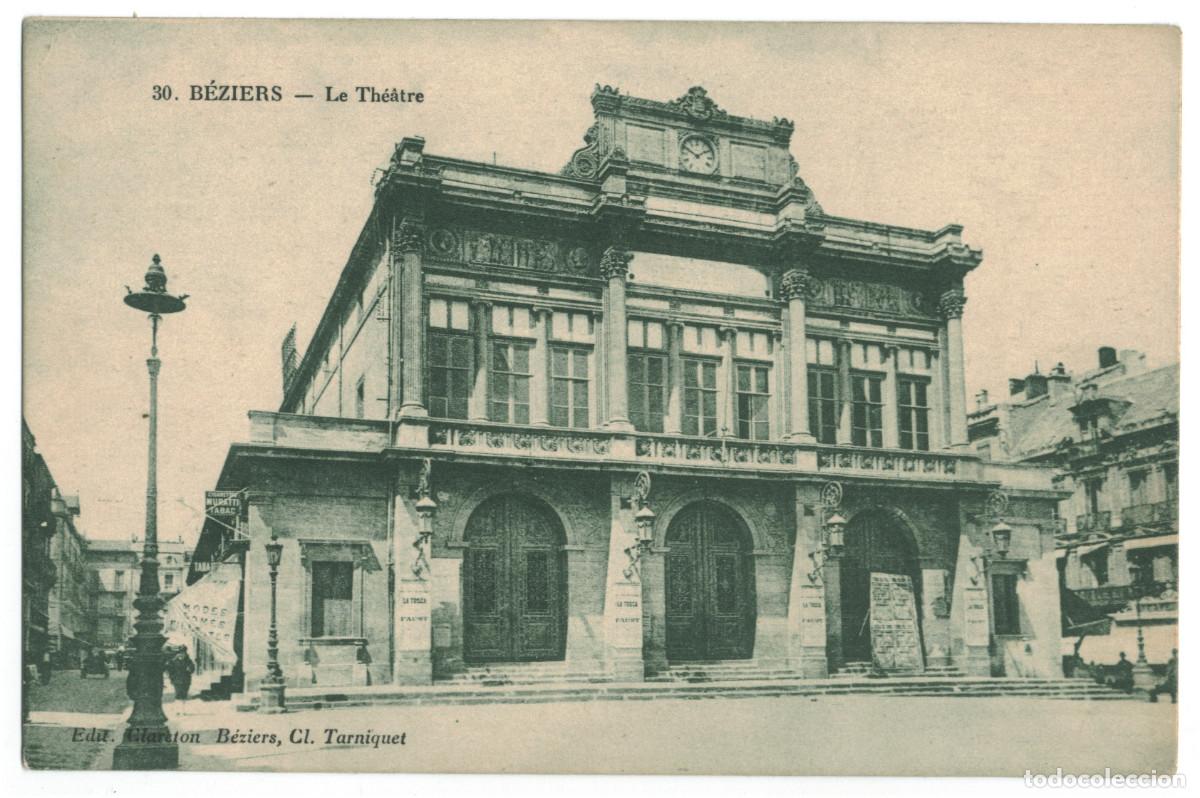 Postales: B&Eacute;ZIERS_Th&eacute;&acirc;tre_Clareton 30 / Teatros Francia