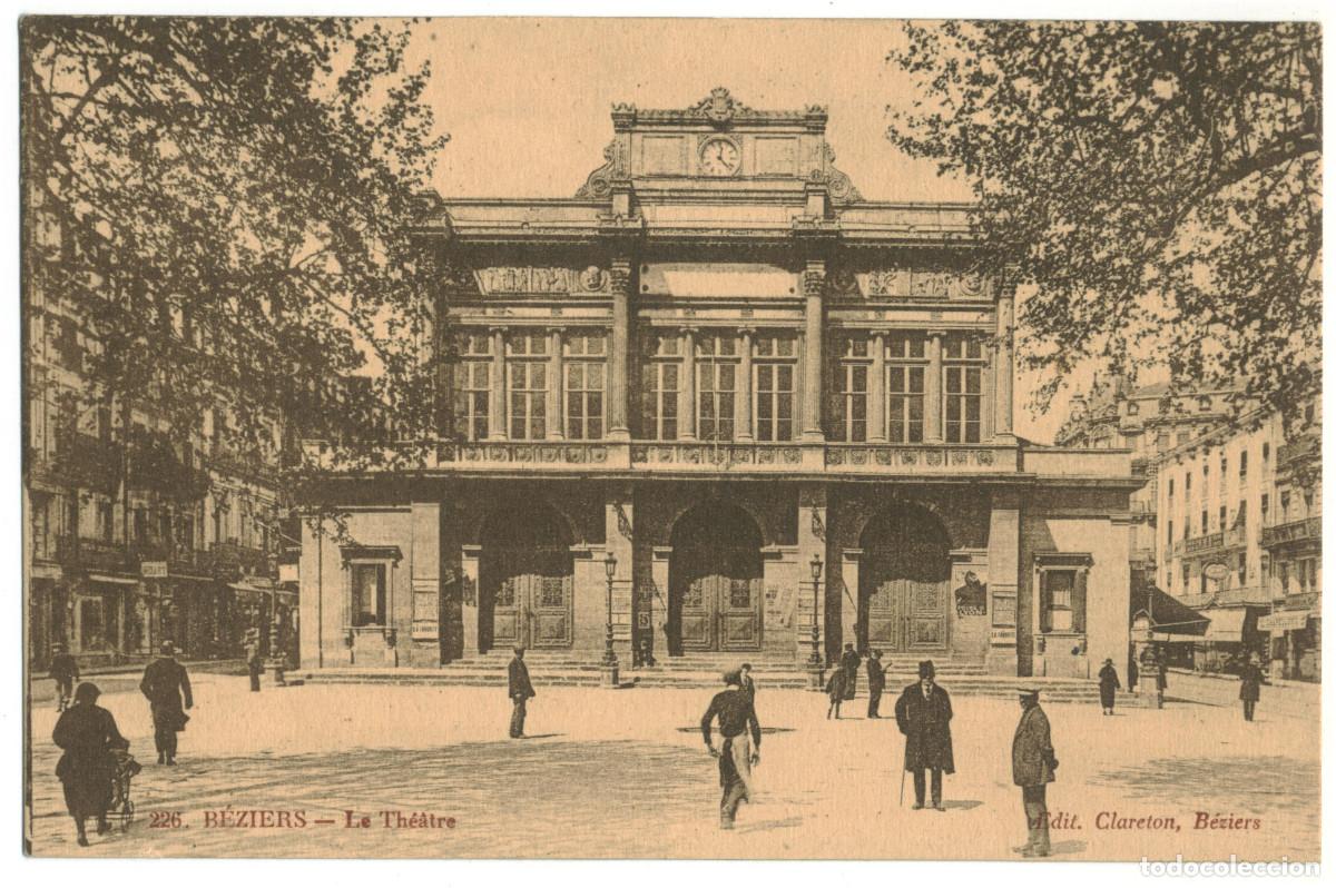 Postales: B&Eacute;ZIERS_Th&eacute;&acirc;tre_Clareton 226 / Teatros Francia