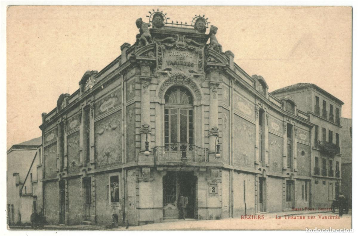 Postales: B&Eacute;ZIERS_Th&eacute;&acirc;tre des Vari&eacute;t&eacute;s / Teatros Francia