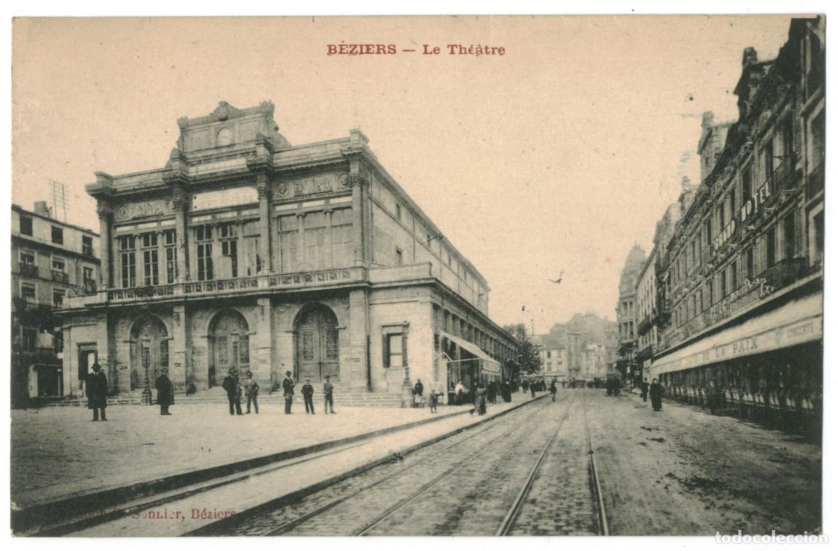 Postales: B&Eacute;ZIERS_Th&eacute;&acirc;tre_Sonlier / Teatros Francia