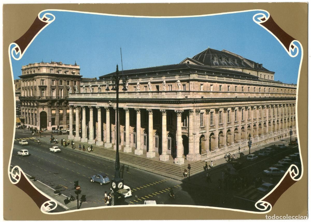 Postales: BOURDEAUX_Grand Th&eacute;&acirc;tre_La Cigogne 33.063.46 / Teatros Francia