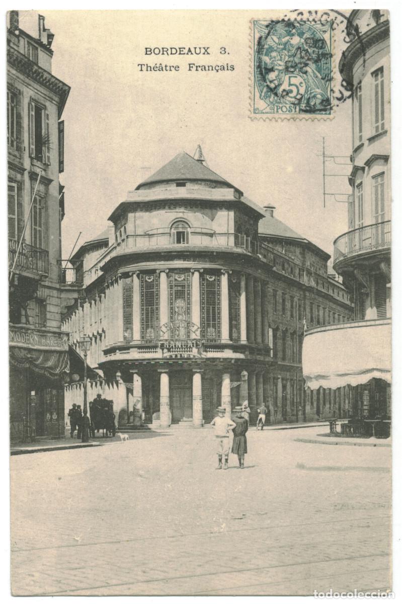 Postales: BOURDEAUX_Th&eacute;&acirc;tre Fran&ccedil;ais_Sin datos / Teatros Francia