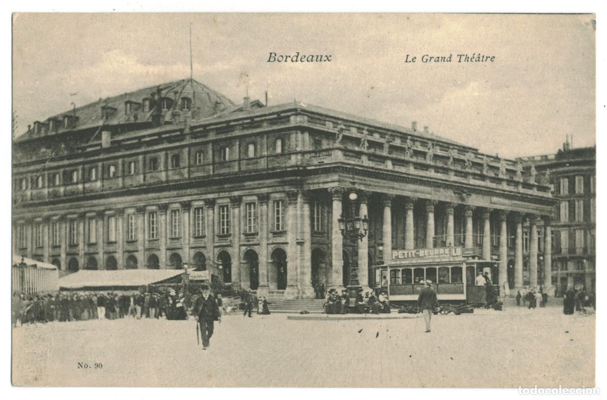 Postales: BOURDEAUX_Grand Th&eacute;&acirc;tre_Sin datos 90 / Teatros Francia