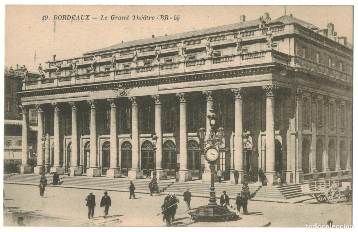 Postales: BOURDEAUX_Grand Th&eacute;&acirc;tre_Bloc Fr&egrave;res 19 / Teatros Francia