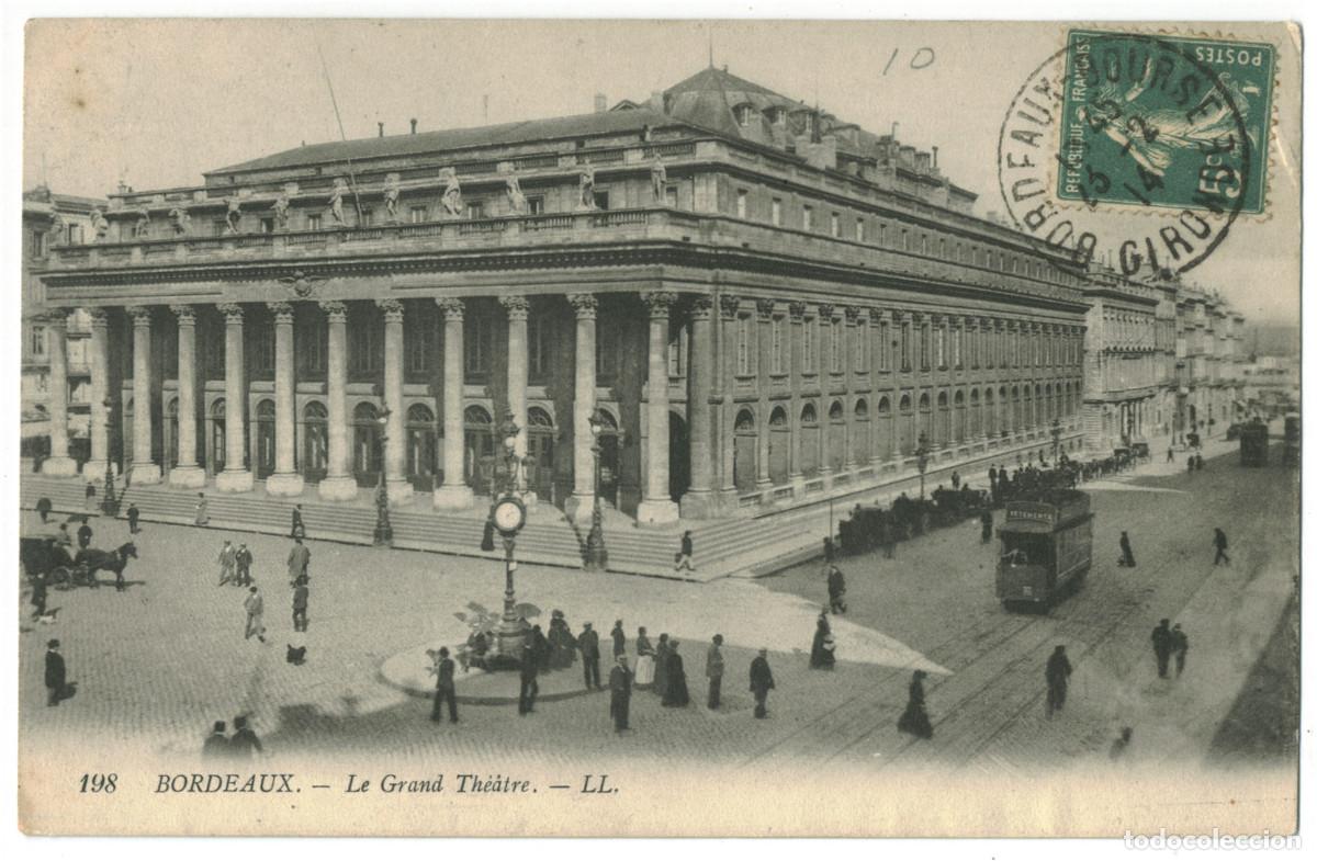 Postales: BOURDEAUX_Grand Th&eacute;&acirc;tre_LL. 198 / Teatros Francia