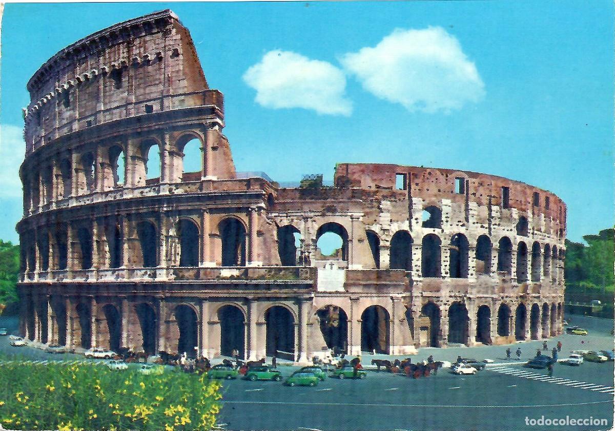 Postales: N&ordm; 460/VII 973-ROMA. Italia. Il Colosseo. Sin circular. ED. FOTORAPIDACOLOR TERNI