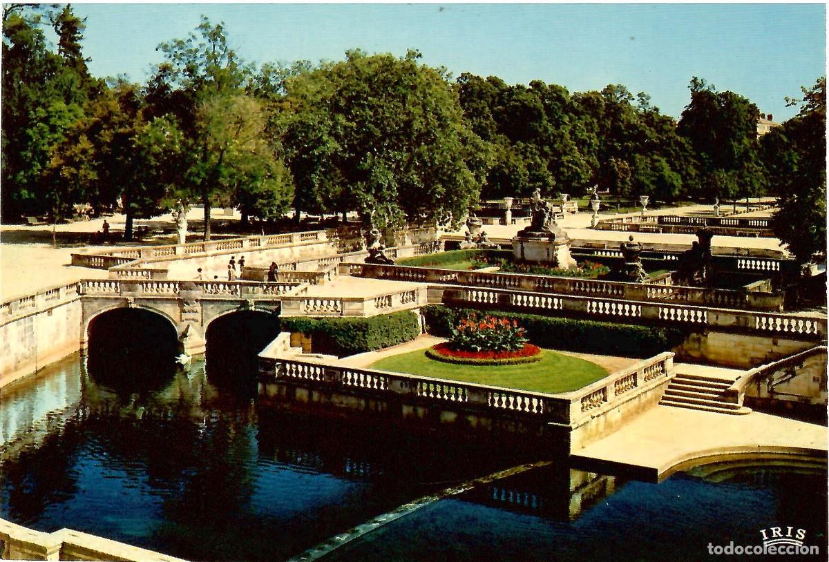 Postales: N&ordm; 30.189/8-NIMES (Gard). Les jardins de la Fontaine (XVIII&ordm; s.). France. Sin circular. ED. ETABLISS