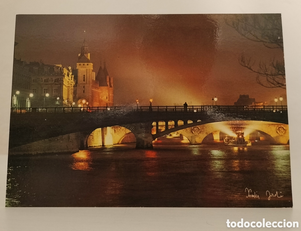 Postales: Par&iacute;s,la Seine et la conciergerie