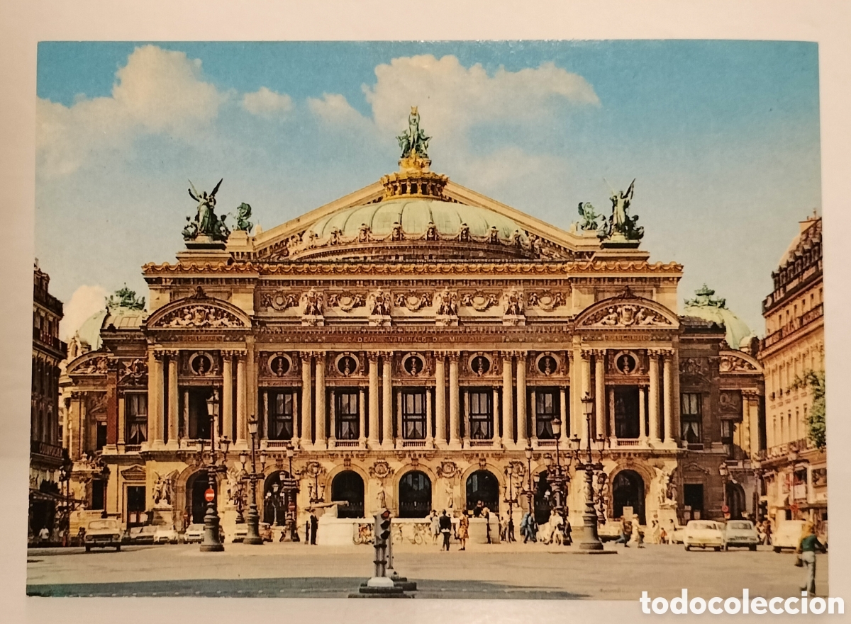 Postales: Par&iacute;s,teatro de la &oacute;pera