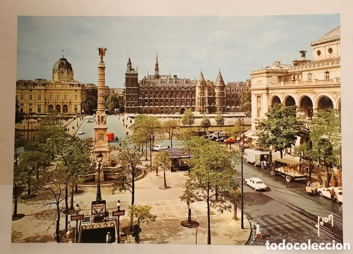 Postales: Par&iacute;s,place du Ch&acirc;telet