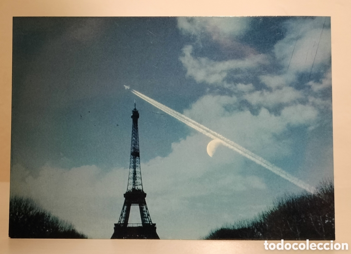 Postales: Par&iacute;s,cielo d'azur sur la Tour Eiffel