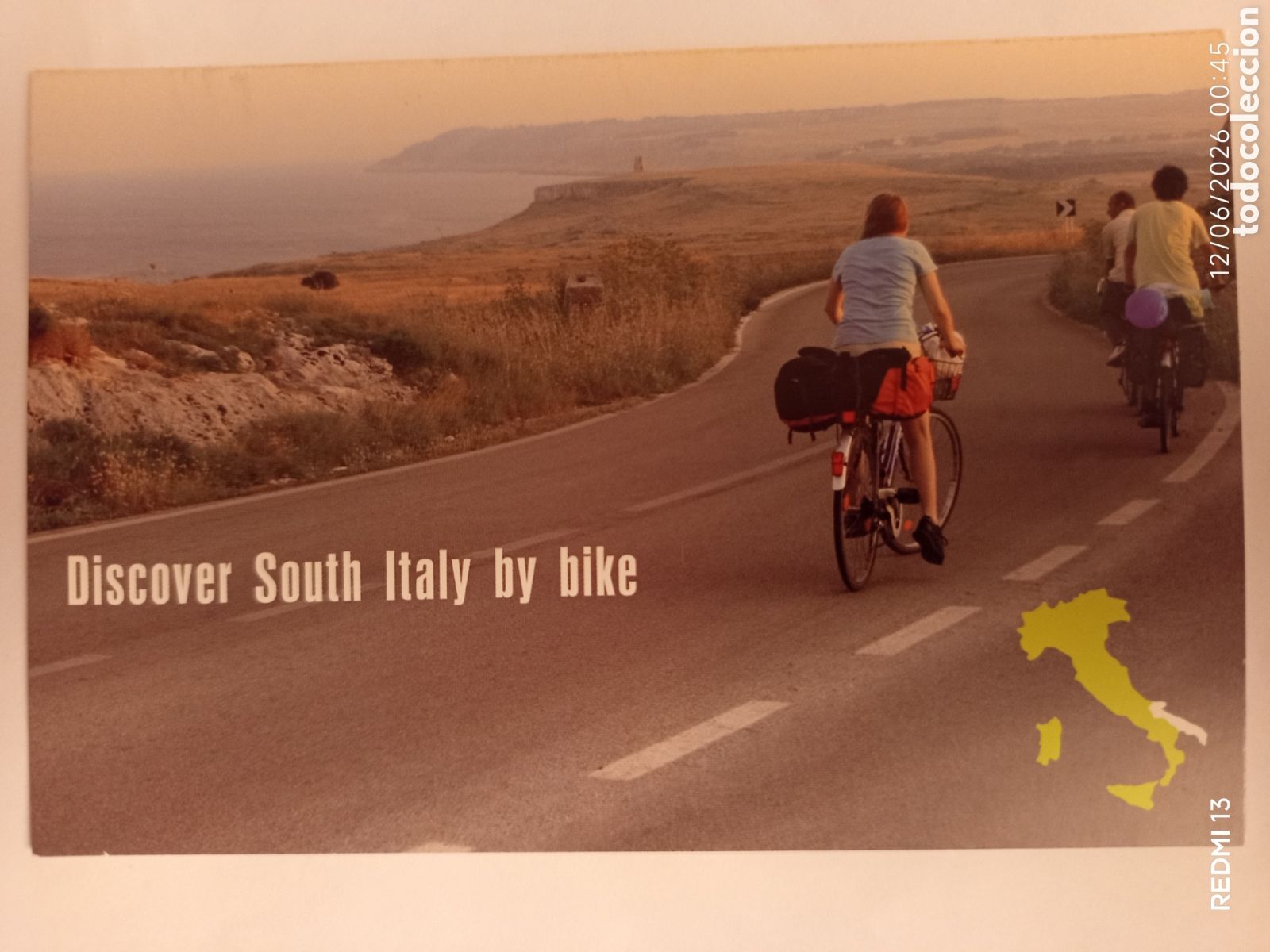 Postales: DISCOVER SOUTH ITALY BY BIKE