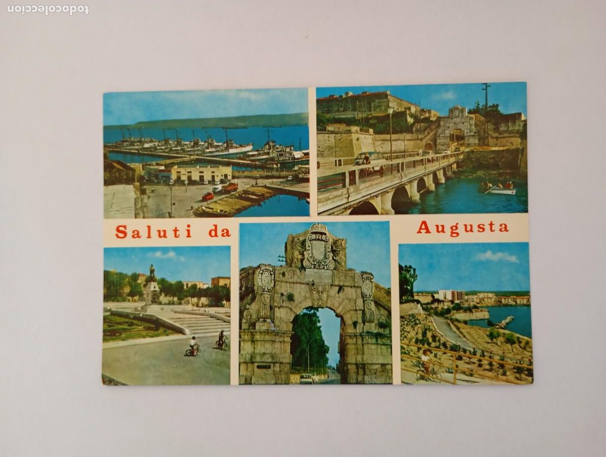 Postales: POSTAL DE PALERMO. SALUTI DA AUGUSTA. TDKP29L