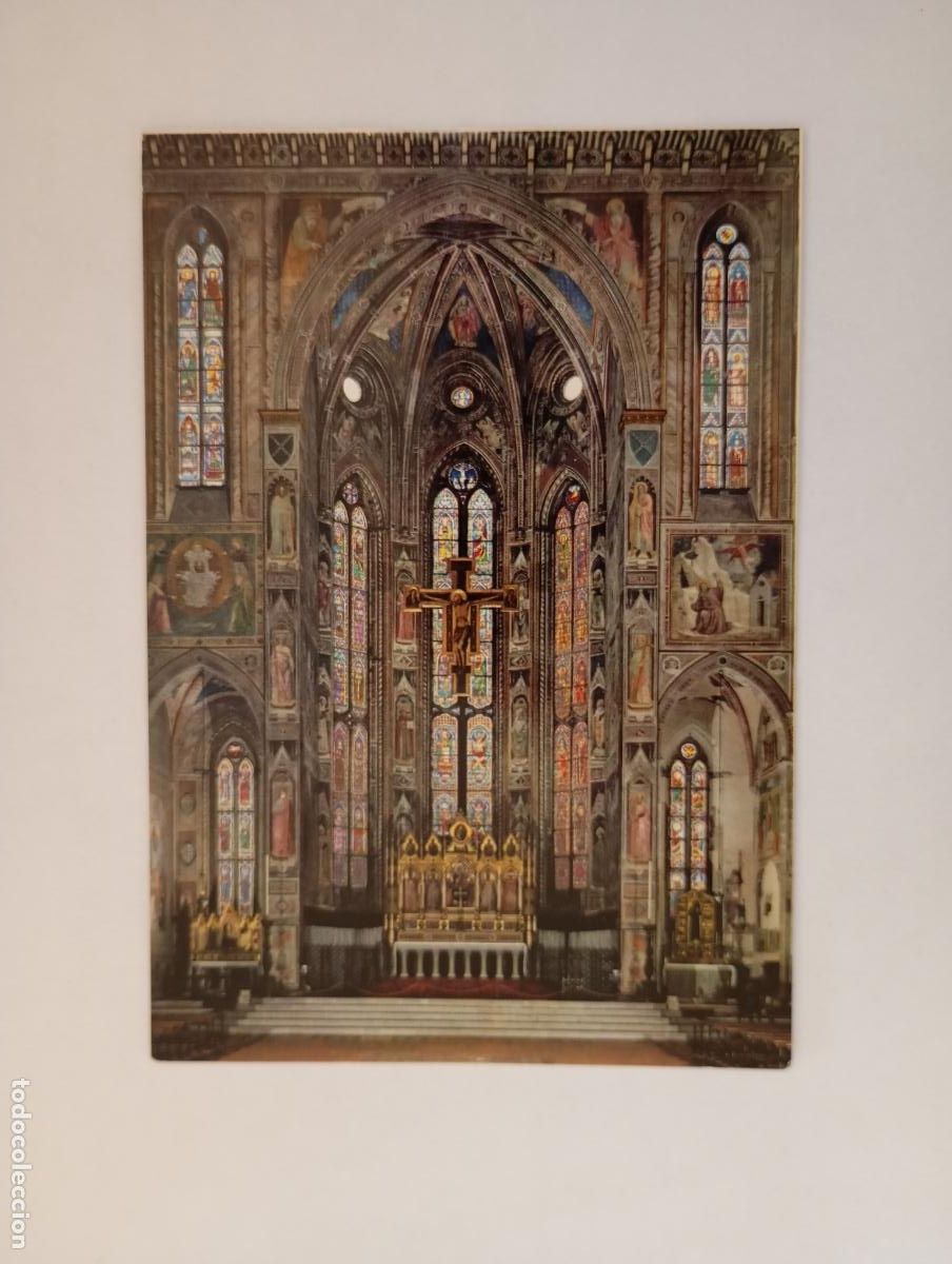 Postcards: POSTAL DE FLORENCIA. BAS&Iacute;LICA DI SANTA CROCE. ABSIDE. TDKP29Z