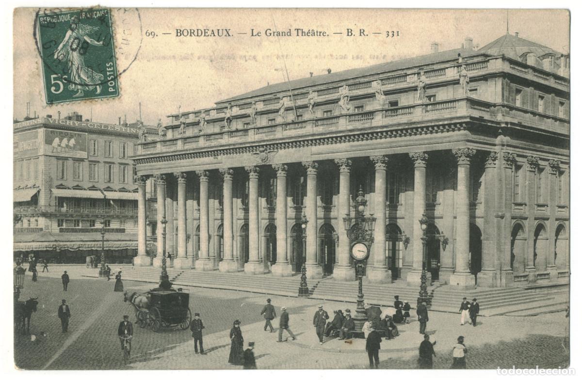 Postales: BOURDEAUX_Grand Th&eacute;&acirc;tre_BR 69 / Teatros Francia