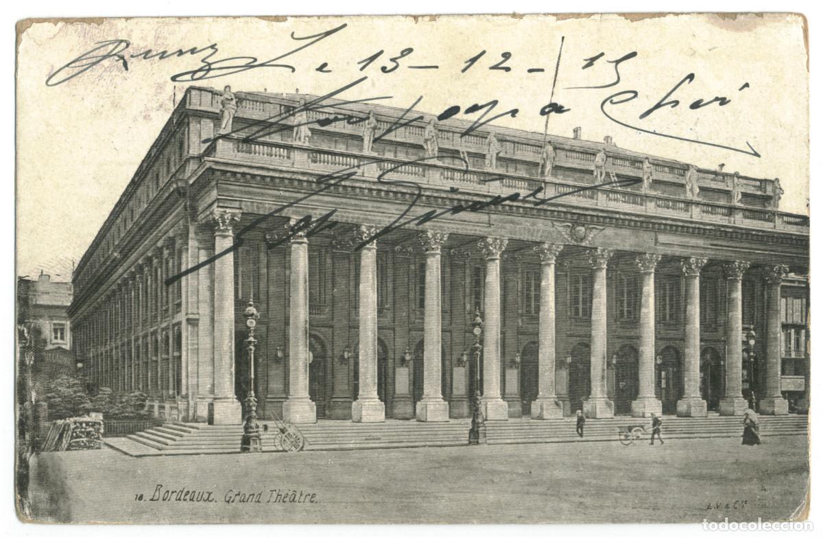 Postales: BOURDEAUX_Grand Th&eacute;&acirc;tre_Talabot / Teatros Francia