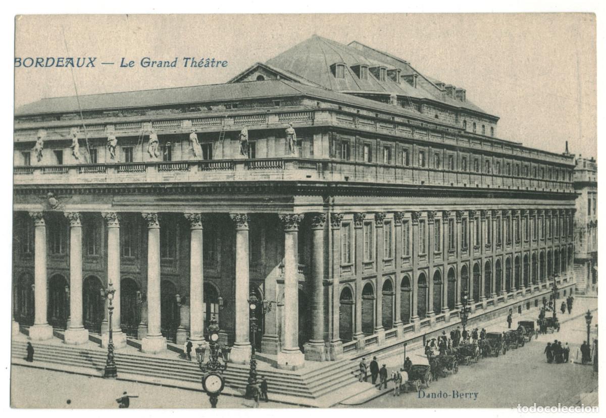 Postales: BOURDEAUX_Grand Th&eacute;&acirc;tre_Guionie / Teatros Francia