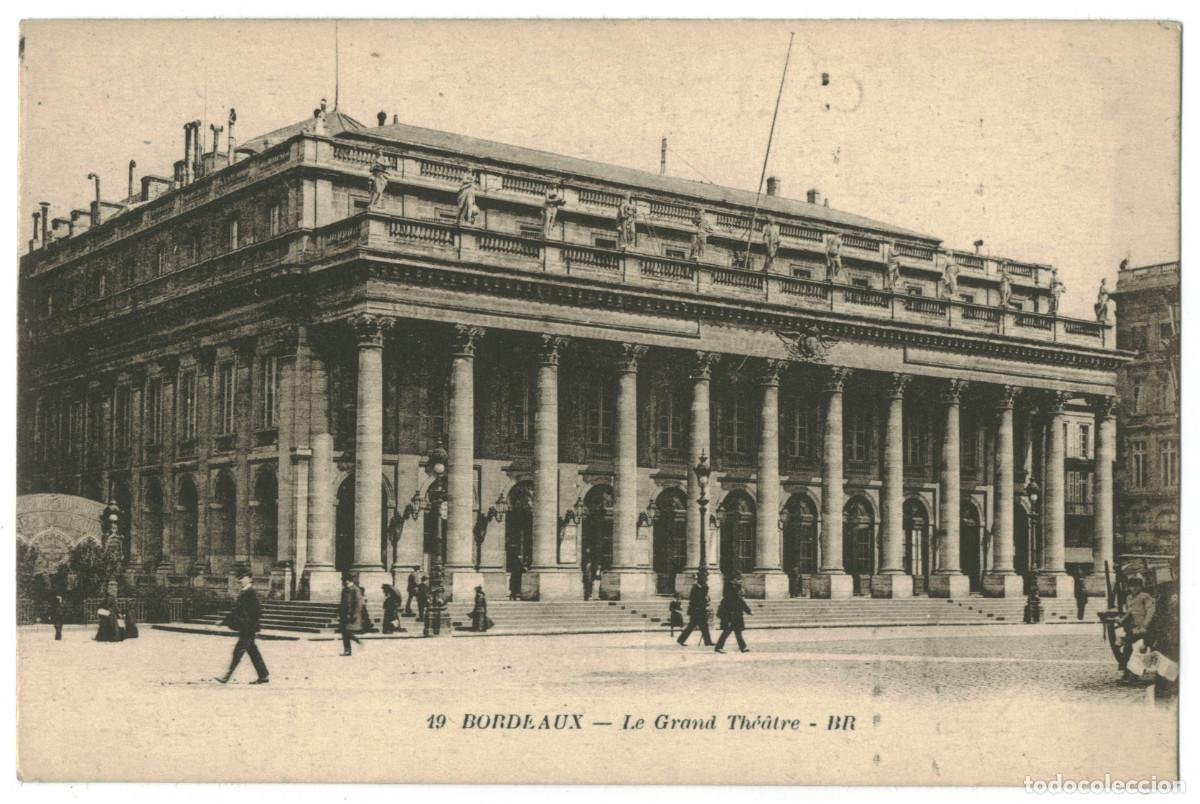 Postales: BOURDEAUX_Grand Th&eacute;&acirc;tre_Bloc Fr&egrave;res 19 / Teatros Francia
