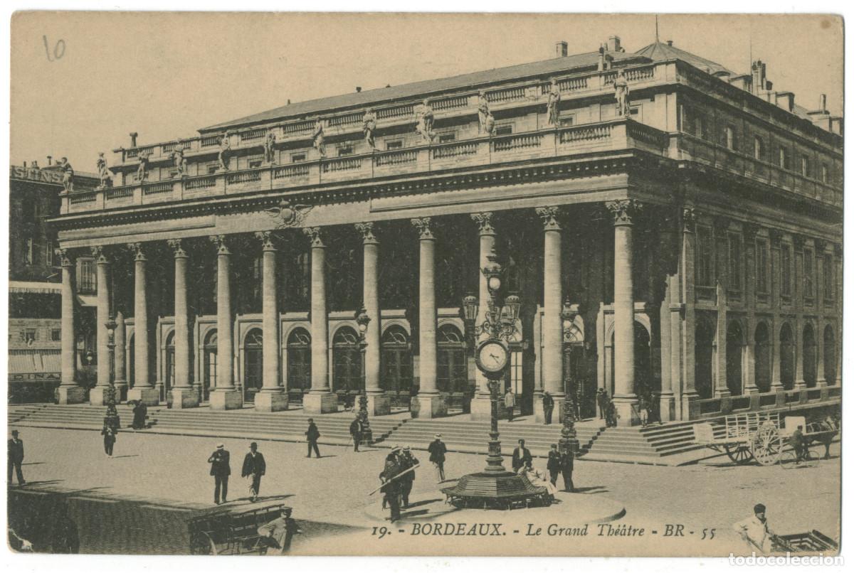Postcards: BOURDEAUX_Grand Th&eacute;&acirc;tre_BR 19 / Teatros Francia