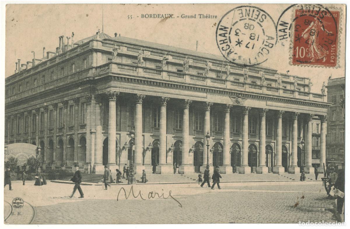Postais: BOURDEAUX_Grand Th&eacute;&acirc;tre_Impr. Reuni&eacute;s (Nancy) 55 / Teatros Francia