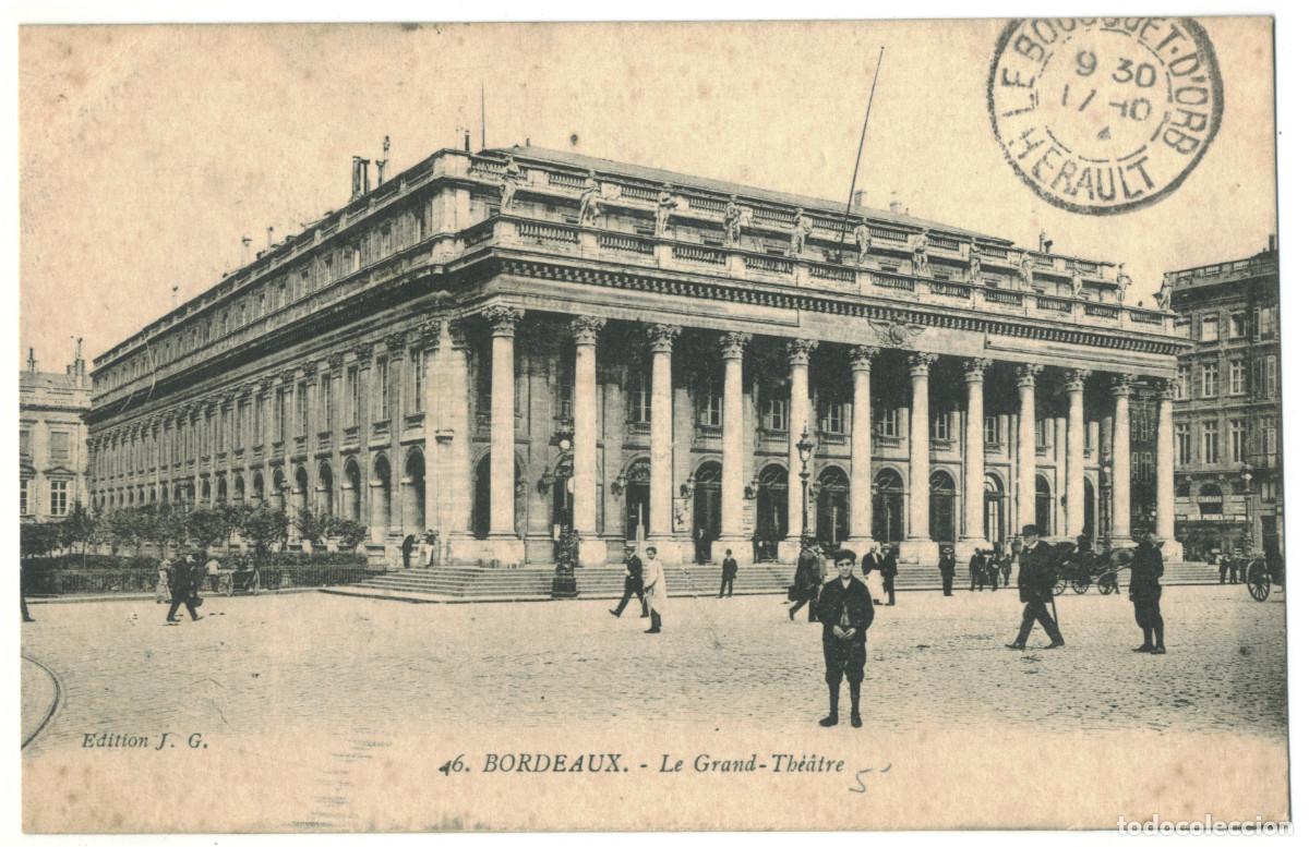 Postais: BOURDEAUX_Grand Th&eacute;&acirc;tre_J.G. 46 / Teatros Francia
