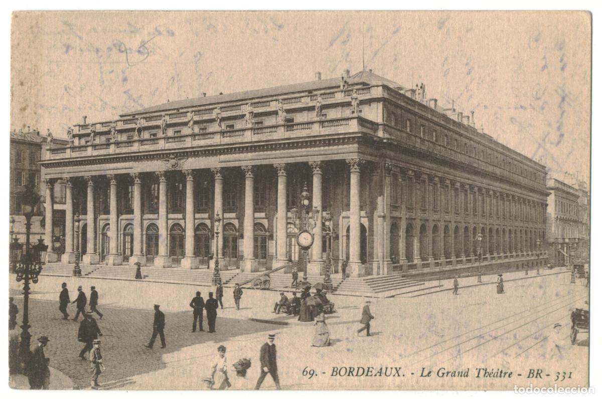Postales: BOURDEAUX_Grand Th&eacute;&acirc;tre_C. Jeangette 69 / Teatros Francia