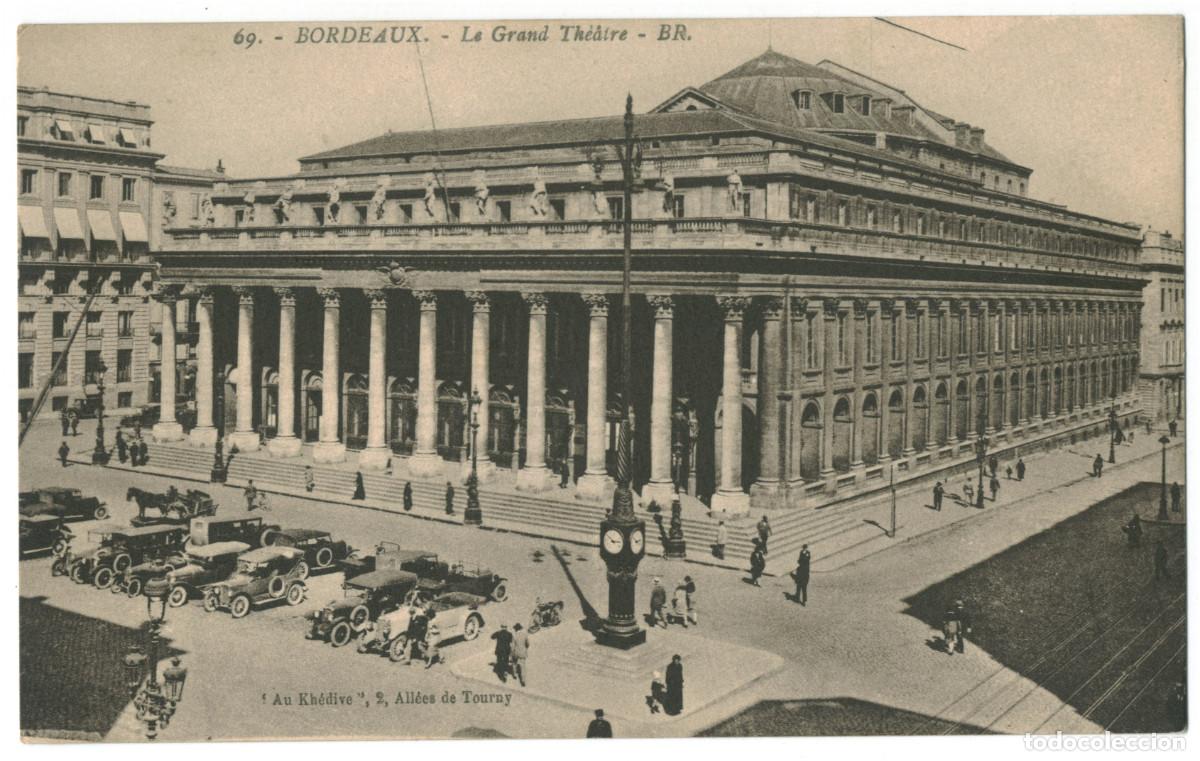Postales: BOURDEAUX_Grand Th&eacute;&acirc;tre_Bloc Fr&egrave;res 69 / Teatros Francia