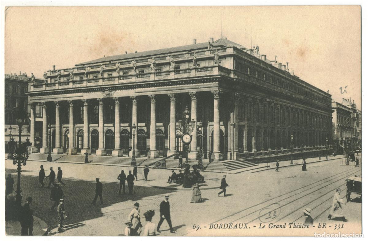 Postales: BOURDEAUX_Grand Th&eacute;&acirc;tre_BR 69 / Teatros Francia