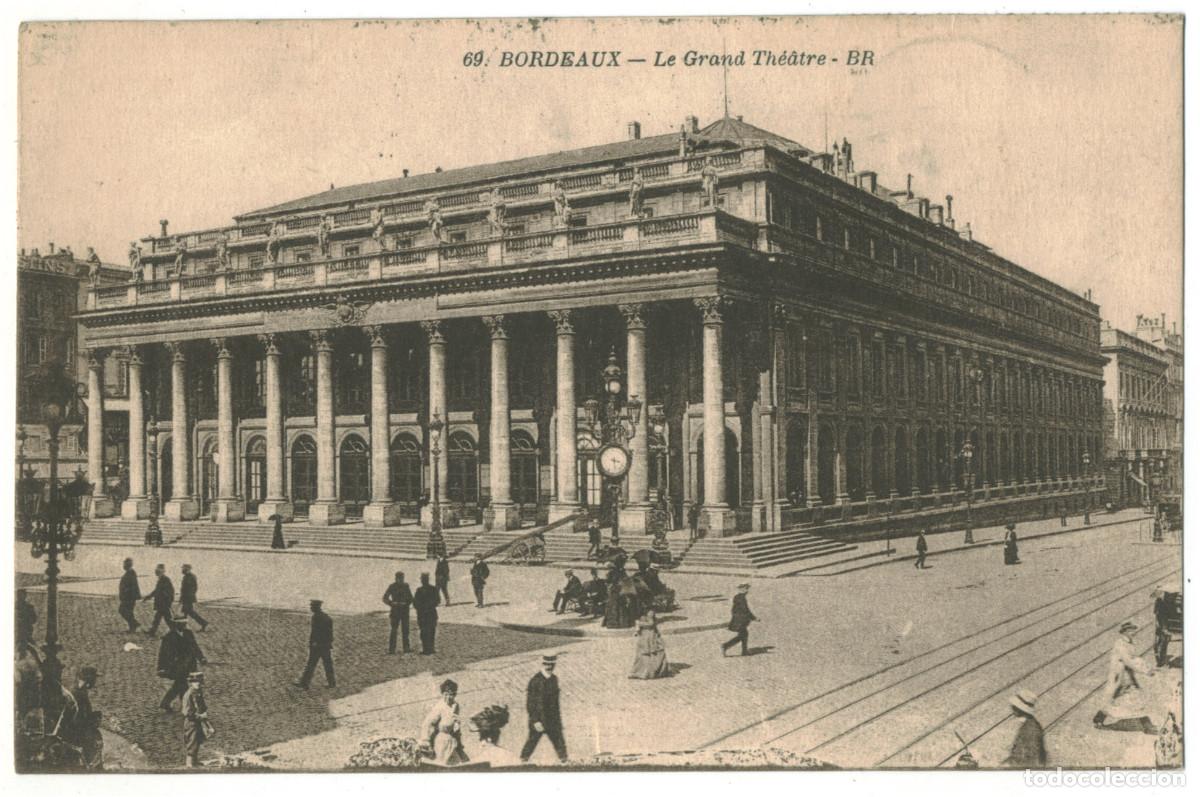 Postales: BOURDEAUX_Grand Th&eacute;&acirc;tre_Bloc Fr&egrave;res 69 / Teatros Francia
