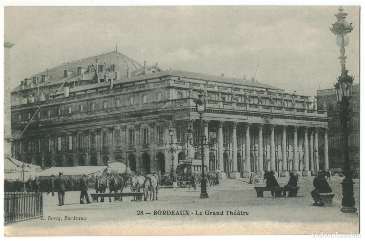 Postales: BOURDEAUX_Grand Th&eacute;&acirc;tre_L. Boscq 28 / Teatros Francia