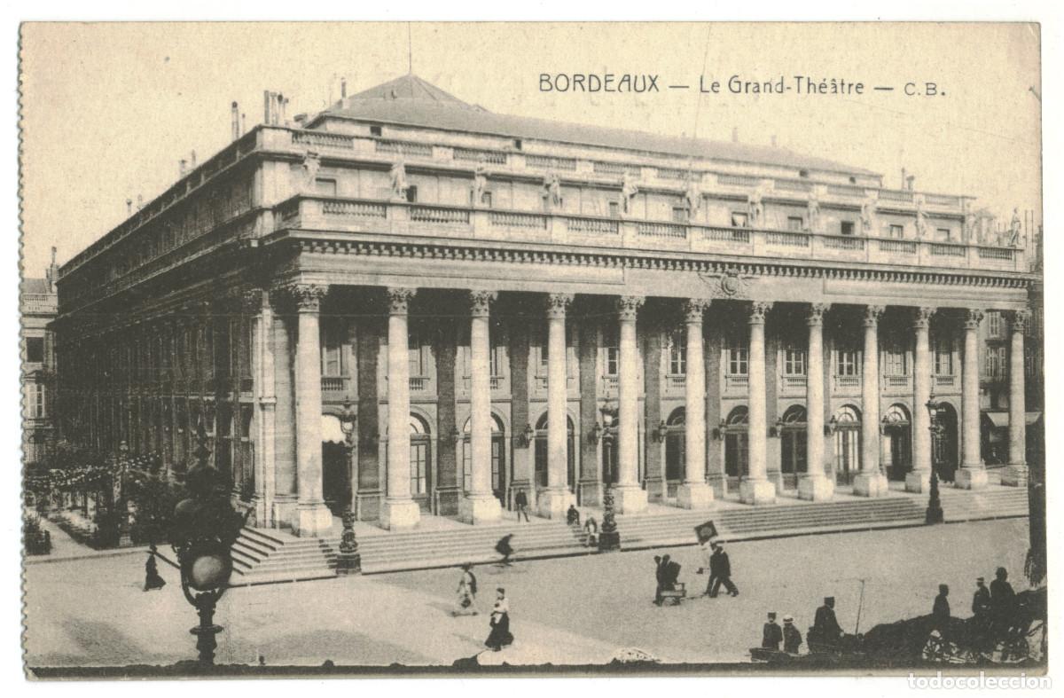Postales: BOURDEAUX_Grand Th&eacute;&acirc;tre_Ch. Chambon / Teatros Francia