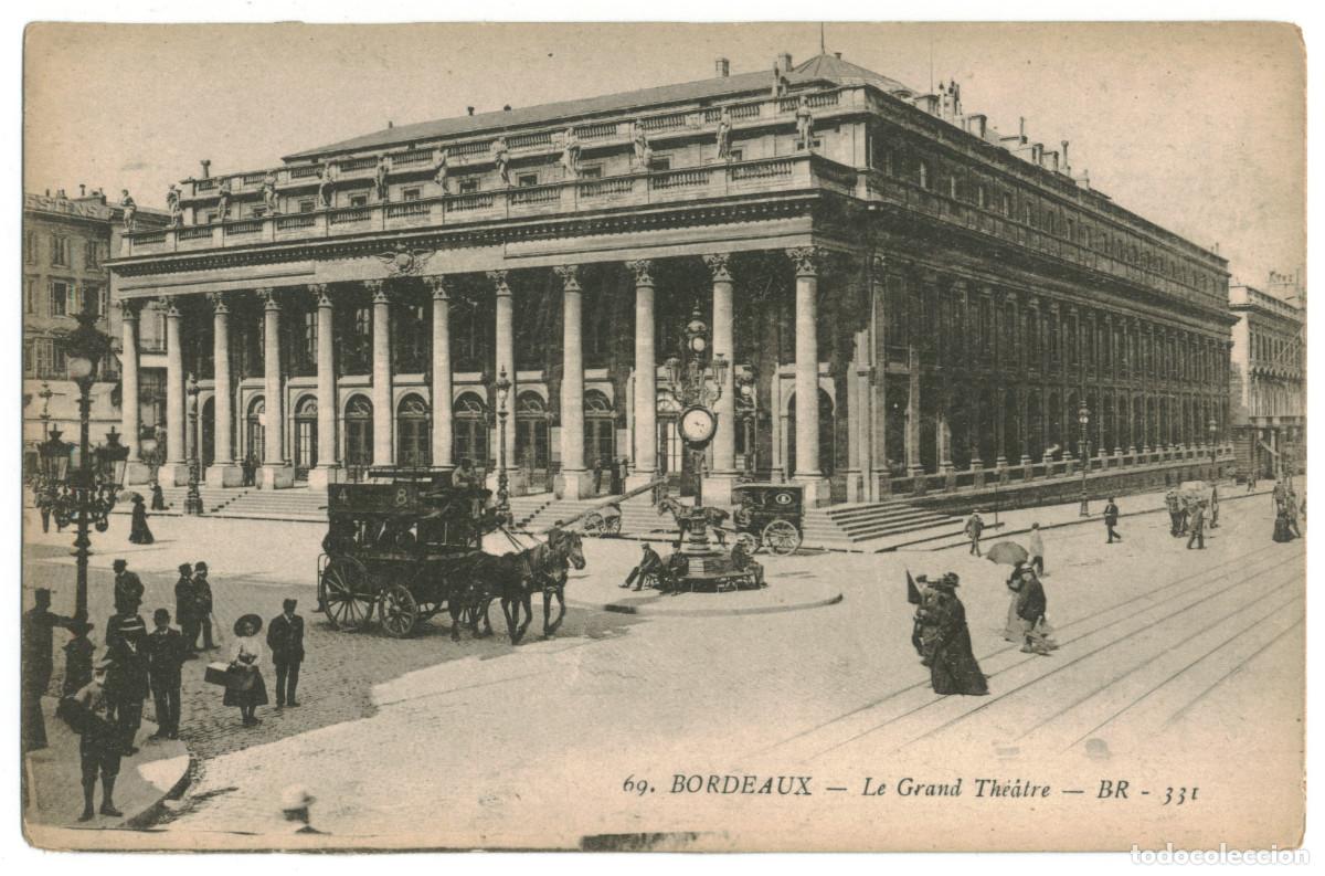 Postales: BOURDEAUX_Grand Th&eacute;&acirc;tre_Guionie 69 / Teatros Francia