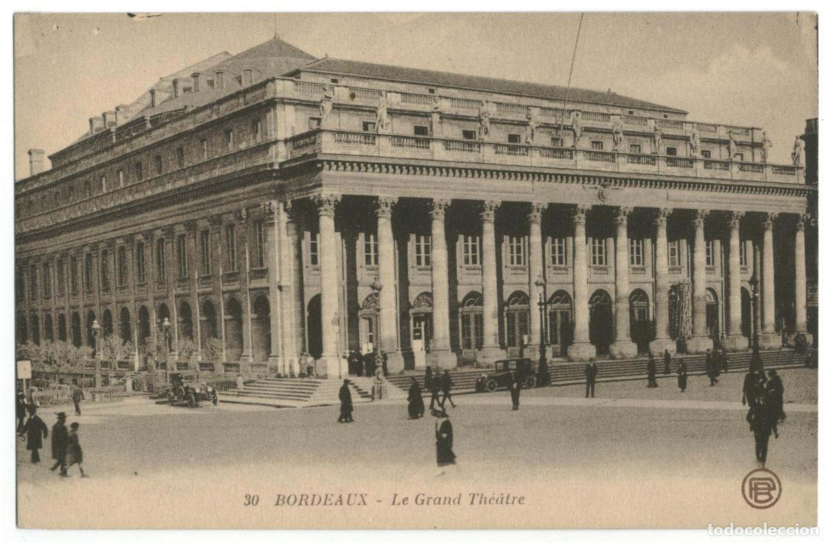 Postales: BOURDEAUX_Grand Th&eacute;&acirc;tre_PB 30 / Teatros Francia
