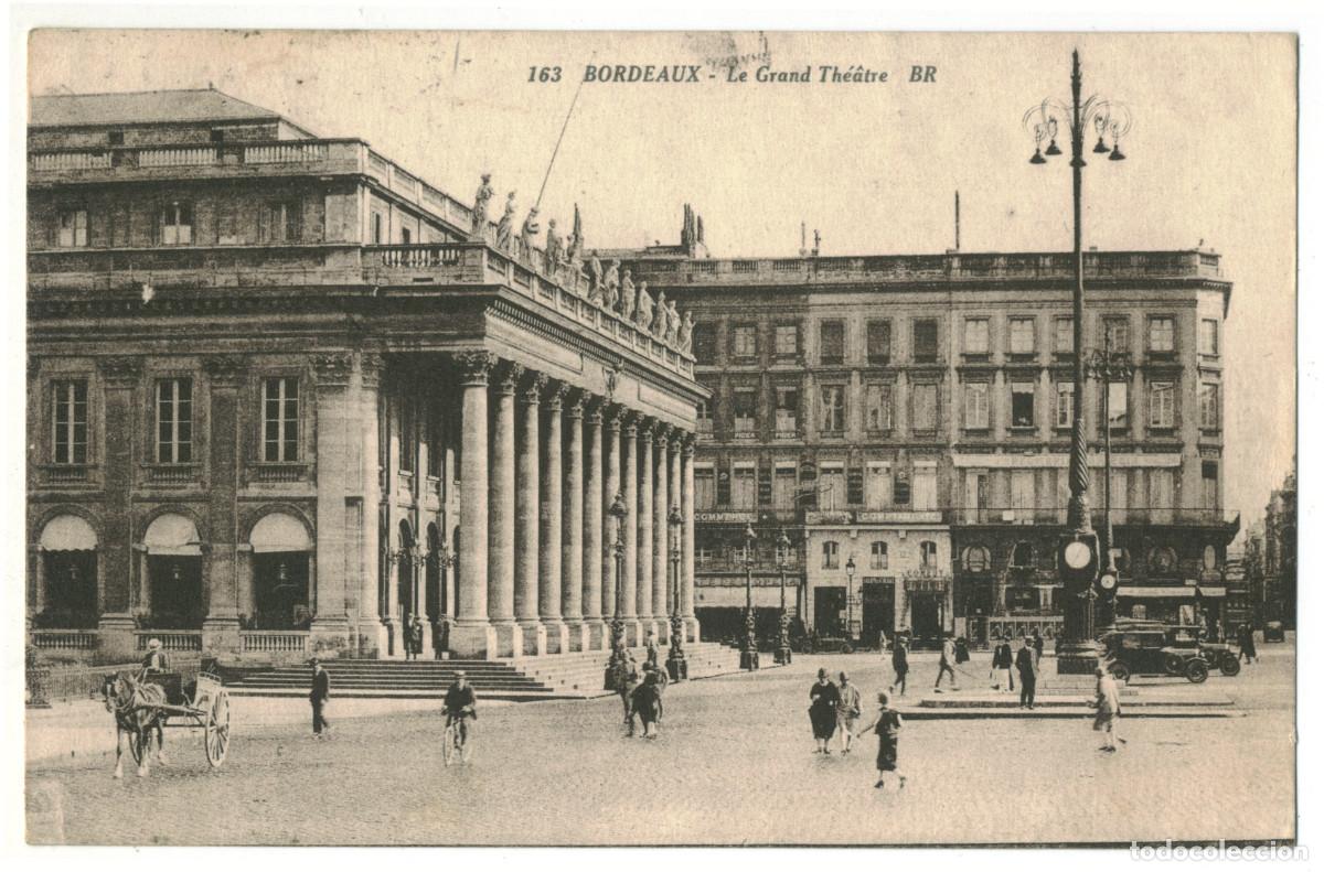 Postales: BOURDEAUX_Grand Th&eacute;&acirc;tre_Bloc Fr&egrave;res 163 / Teatros Francia