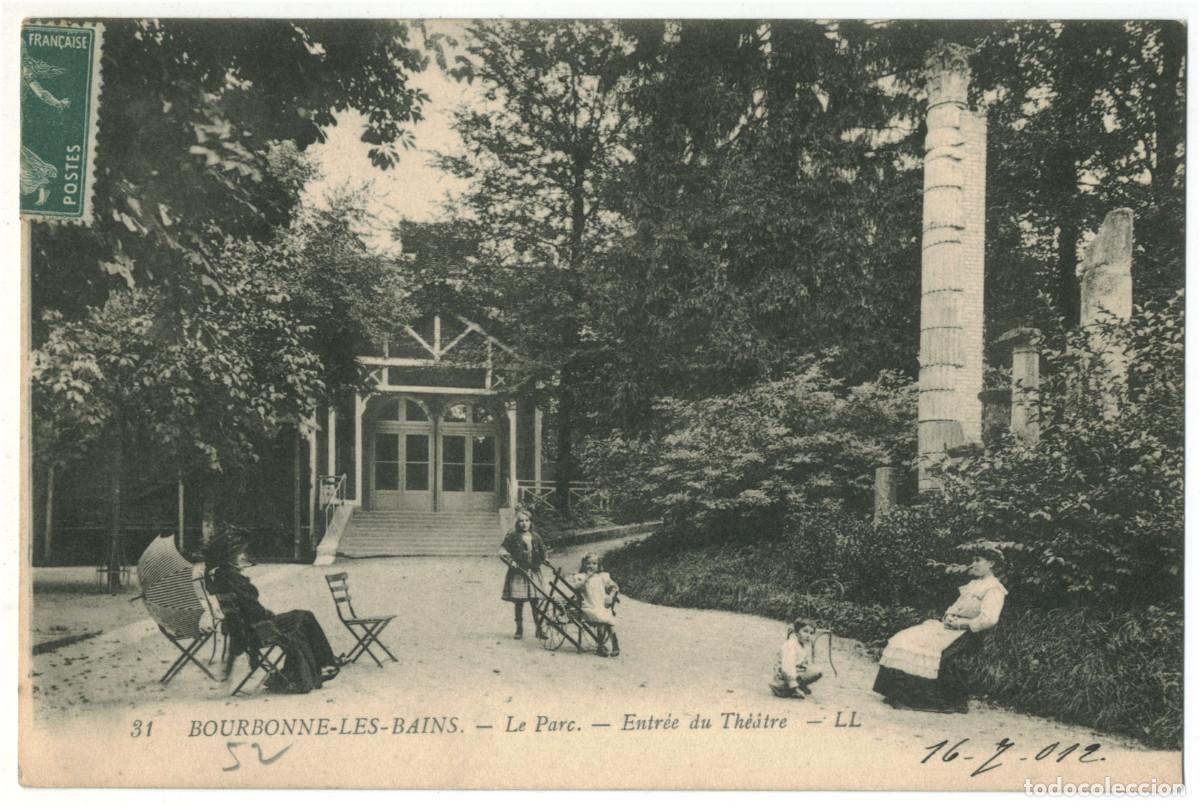 Postales: BOURBONNE-LES-BAINS_Th&eacute;&acirc;tre du Parc_LL. 31 / Teatros Francia