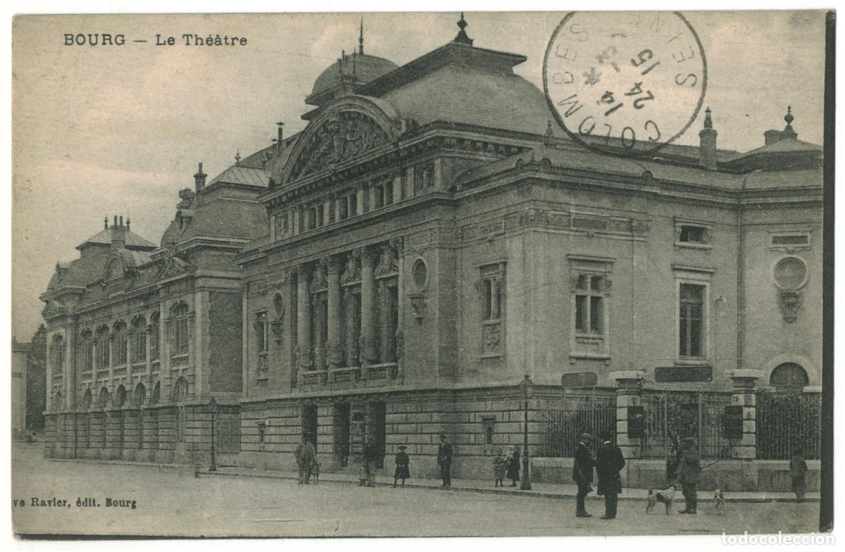 Postales: BOURG_Th&eacute;&acirc;tre_L. Ravier bis / Teatros Francia