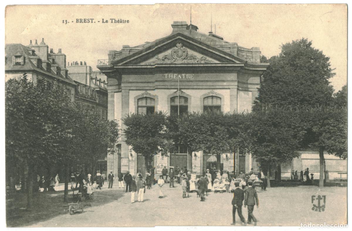 Postales: BREST_Th&eacute;&acirc;tre_Oreg 13 / Teatros Francia