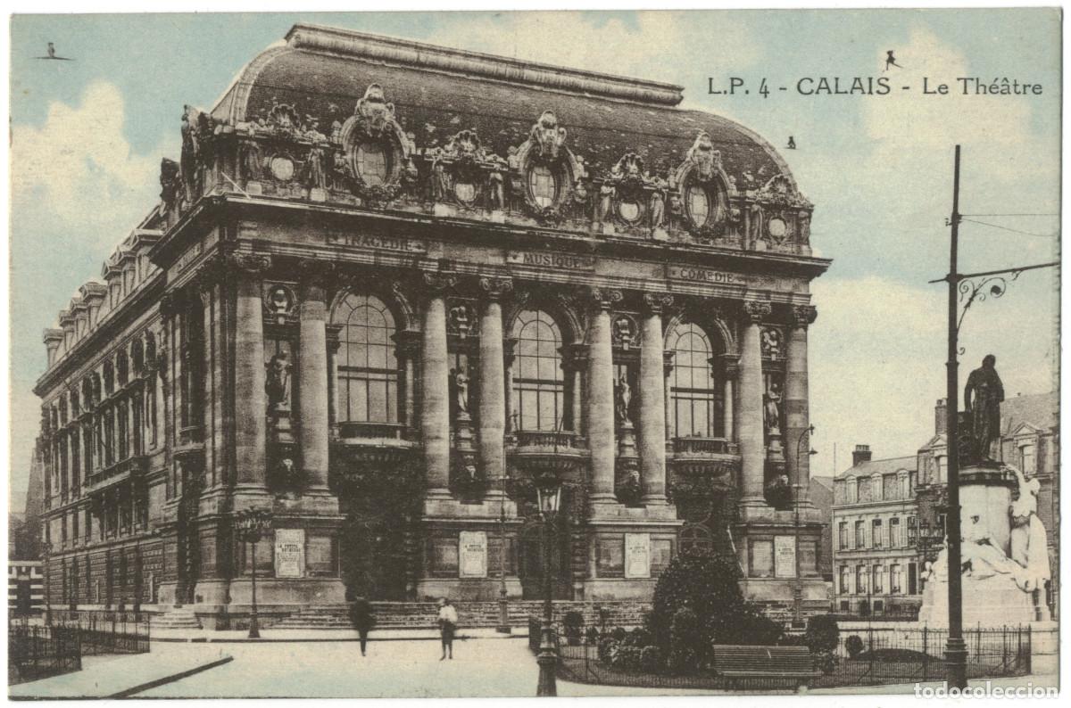 Postales: CALAIS_Th&eacute;&acirc;tre_Lucien Pollet 4 / Teatros Francia
