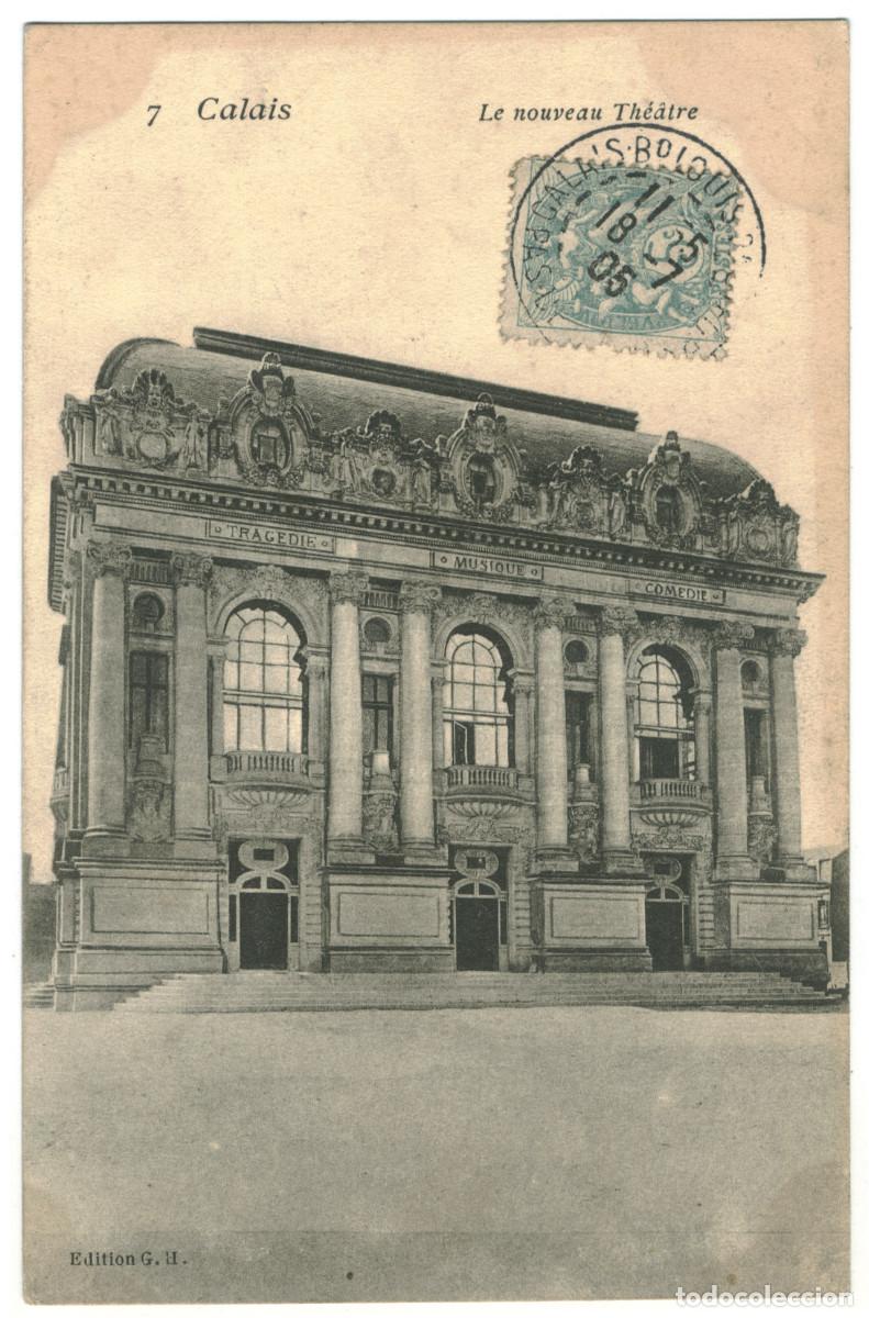 Postales: CALAIS_Nouveau Th&eacute;&acirc;tre_GH 7 / Teatros Francia