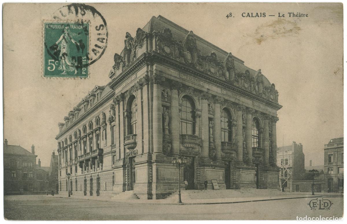 Postales: CALAIS_Th&eacute;&acirc;tre_ELD 48 / Teatros Francia