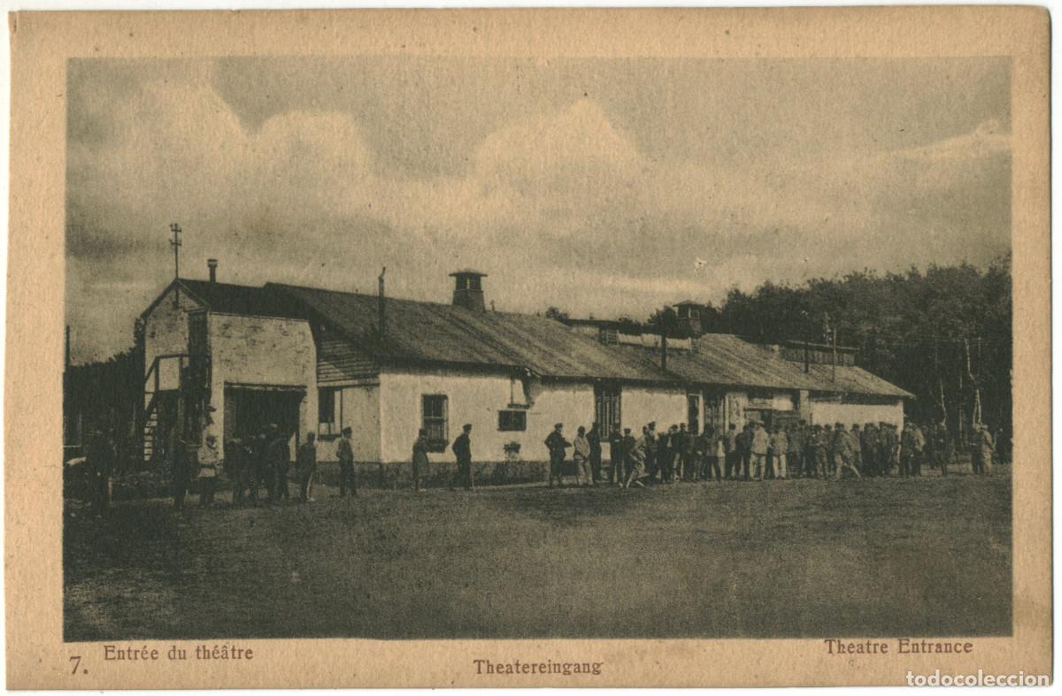Postales: CAMP de SENNE_Entr&eacute;e du th&eacute;&acirc;tre / Teatros Francia