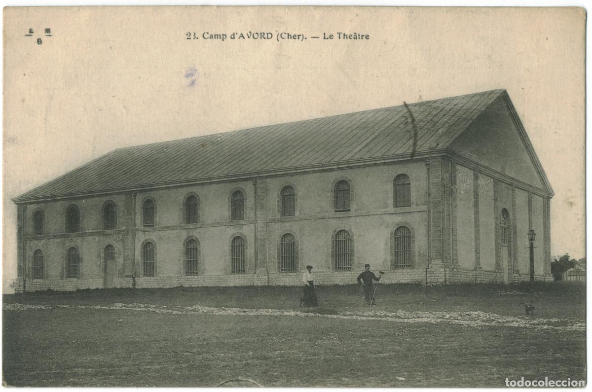 Postales: CAMP d'AVORD_Th&eacute;&acirc;tre_E. Maquaire 23 / Teatros Francia