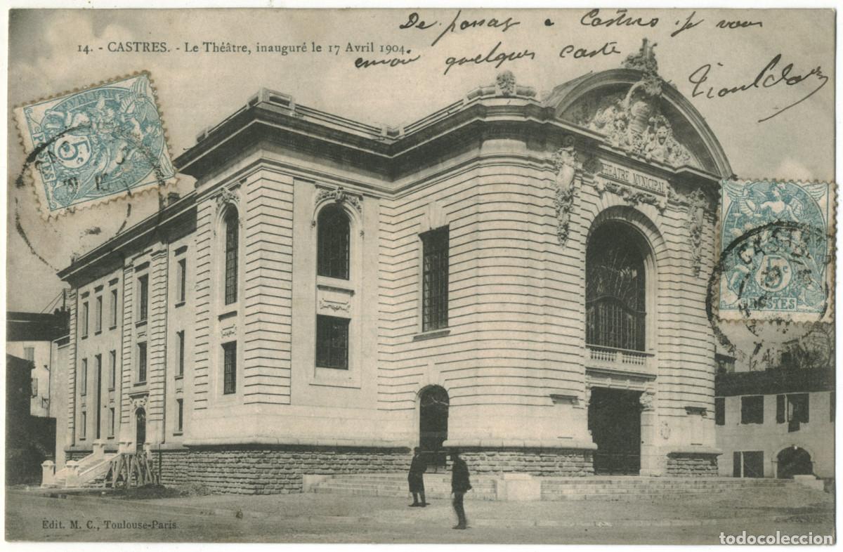 Postales: CASTRES_Th&eacute;&acirc;tre_M.C. 14 / Teatros Francia